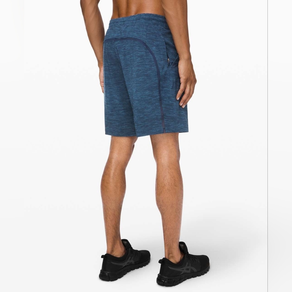 Lululemon Pace Breaker Short 9" *LinerHeather Allover Iron Blue True Navy